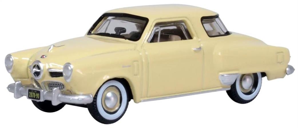 Oxford Diecast 1/87 87SC50001 1950 Studebaker Champion Starlight Coupe Tulip Cream