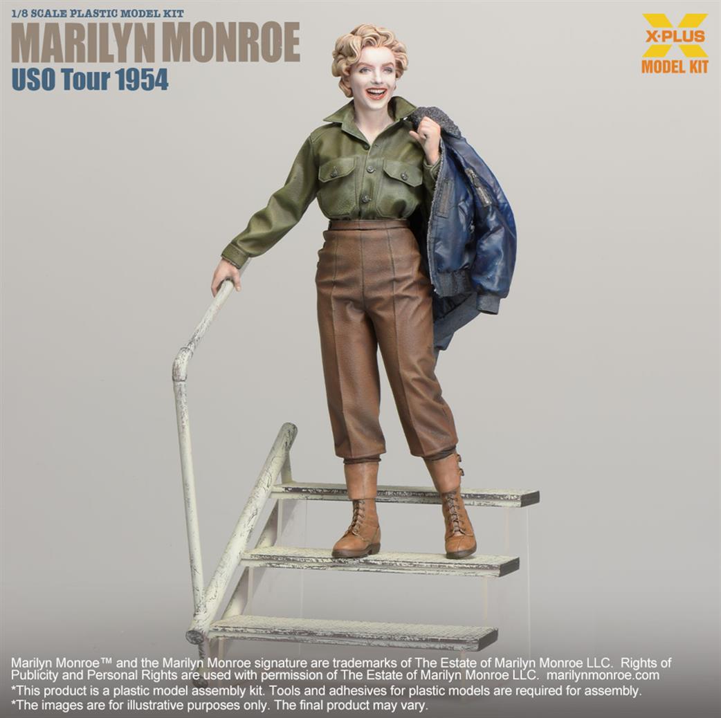 X.Plus Model KIt 1/8 XP411-200245TP Marilyn Monroe USO Tour 1954 Figure Kit