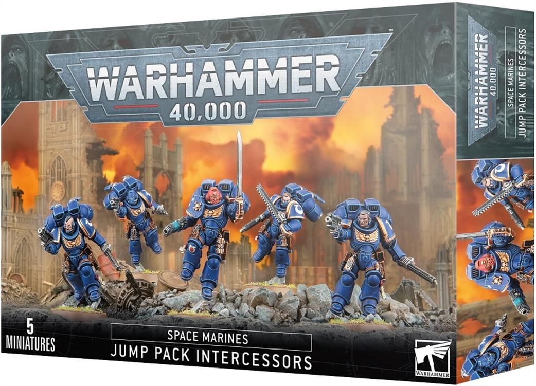 Games Workshop 28mm 48-13 Space Marines Jump Pack Intercessors