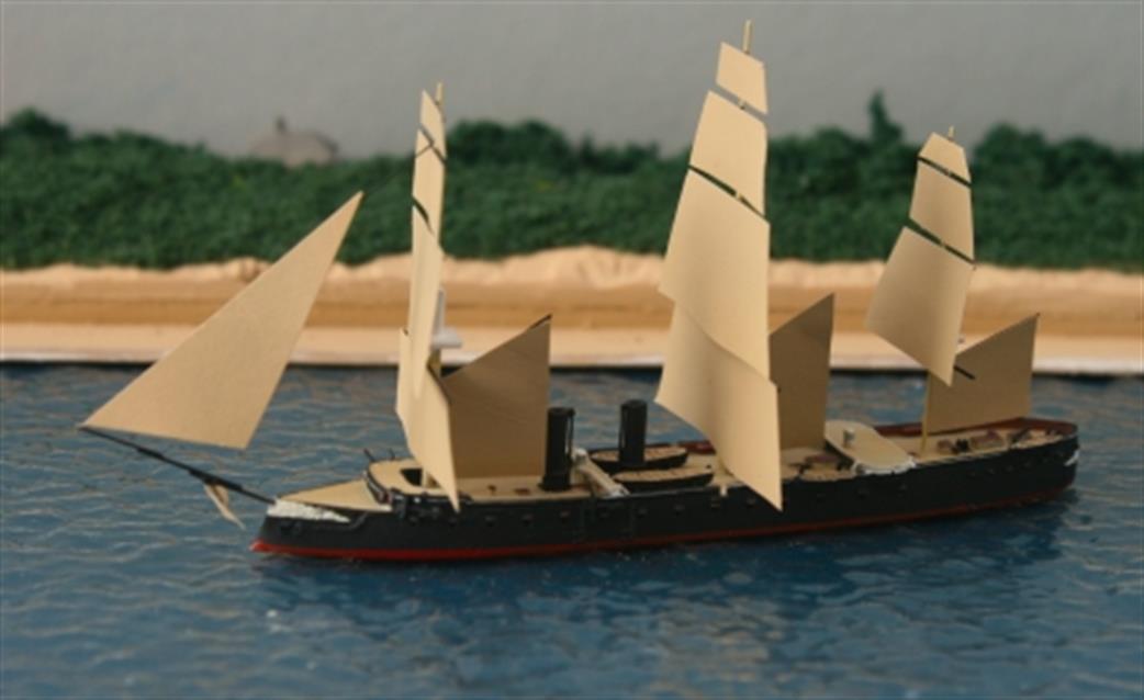 WDS 1/1250 WDS AQ 005 Konig Wilhelm 1869 Armoured Vessel Waterline model