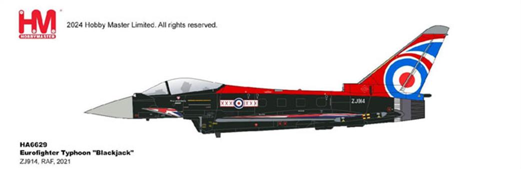 Hobby Master 1/72 HA6629 RAF Eurofighter Typhoon Blackjack RAF Display Model