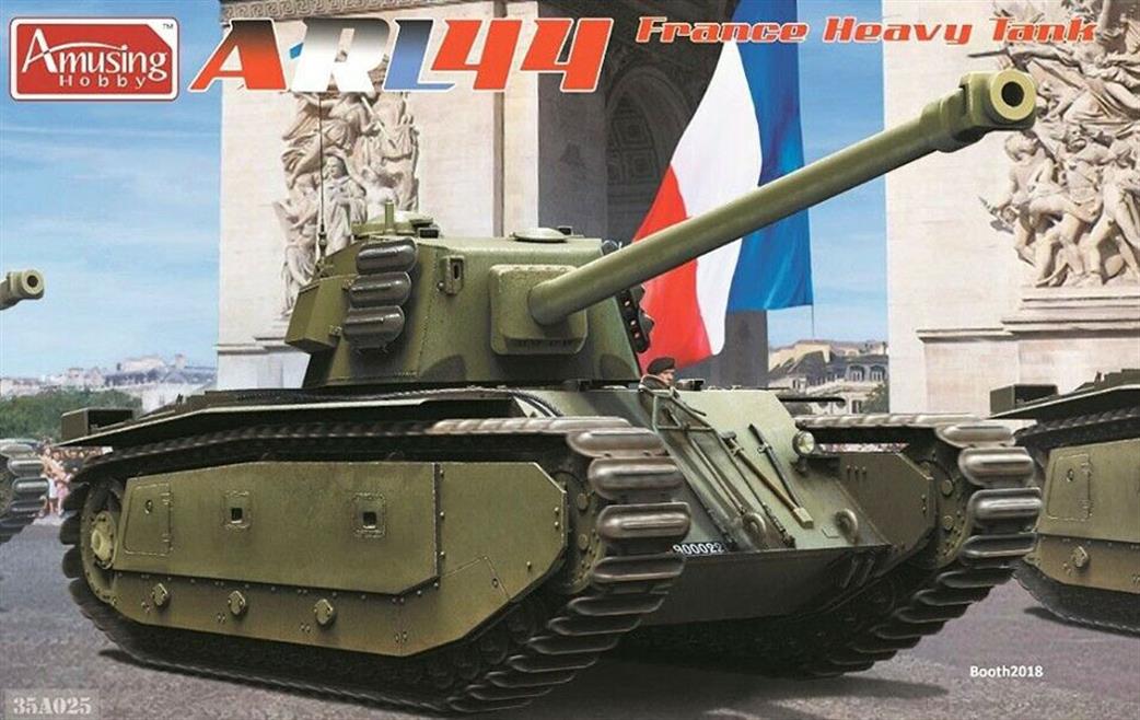 Amusing Hobby 1/35 35A025 ARL44 French Heavy Tank Plastic Kit