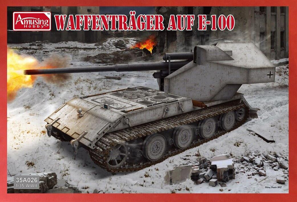 Amusing Hobby 1/35 35A026 Waffentrager Auf e-100 Plastic Kit