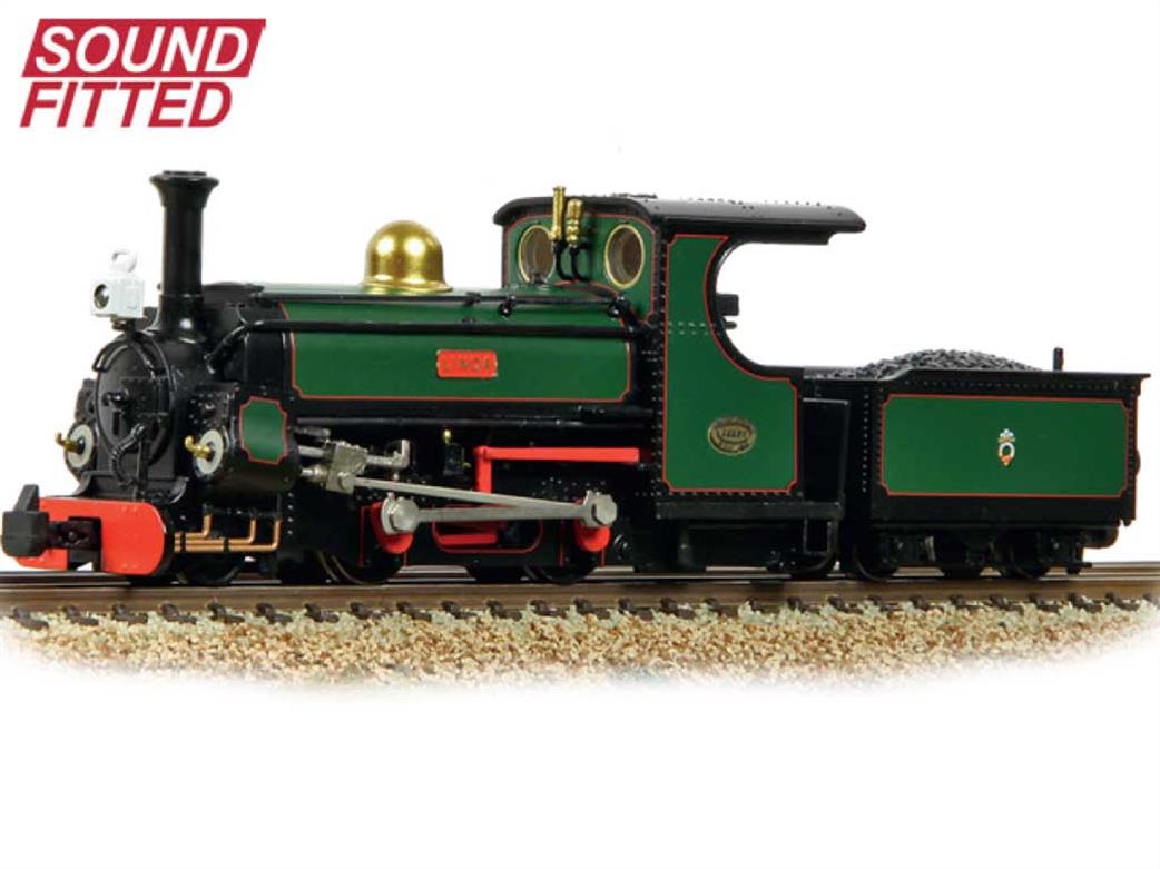 Bachmann OO9 391-135SF Festiniog Railway Linda Penrhyn Large Hunslet 2-4-0ST with Tender Festiniog Green DCC Sound