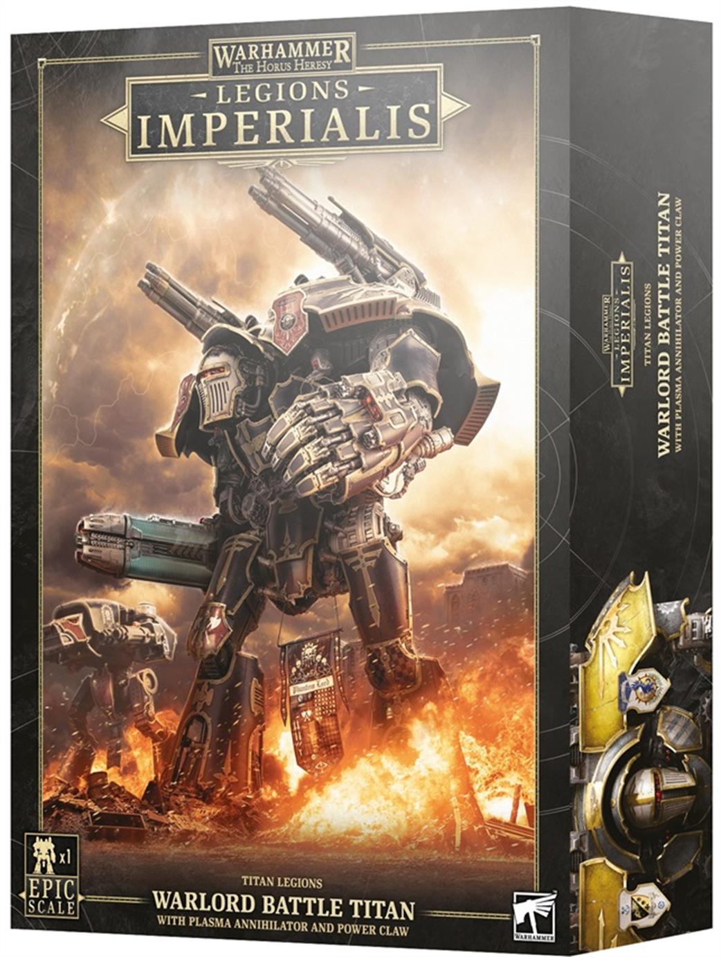 Games Workshop  03-21 Legions Imperialis Warlord Titan with Plasma Annihilator and Power Claw