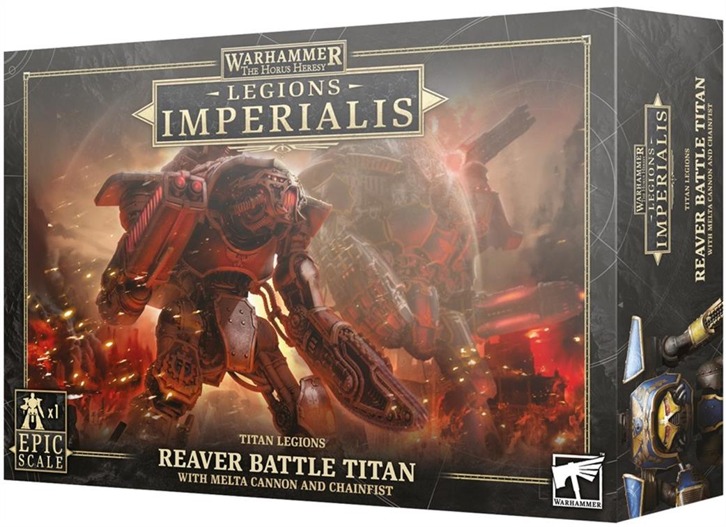 Games Workshop  03-23 Legions Imperialis Reaver Titan with Melta Cannon & Chainfist