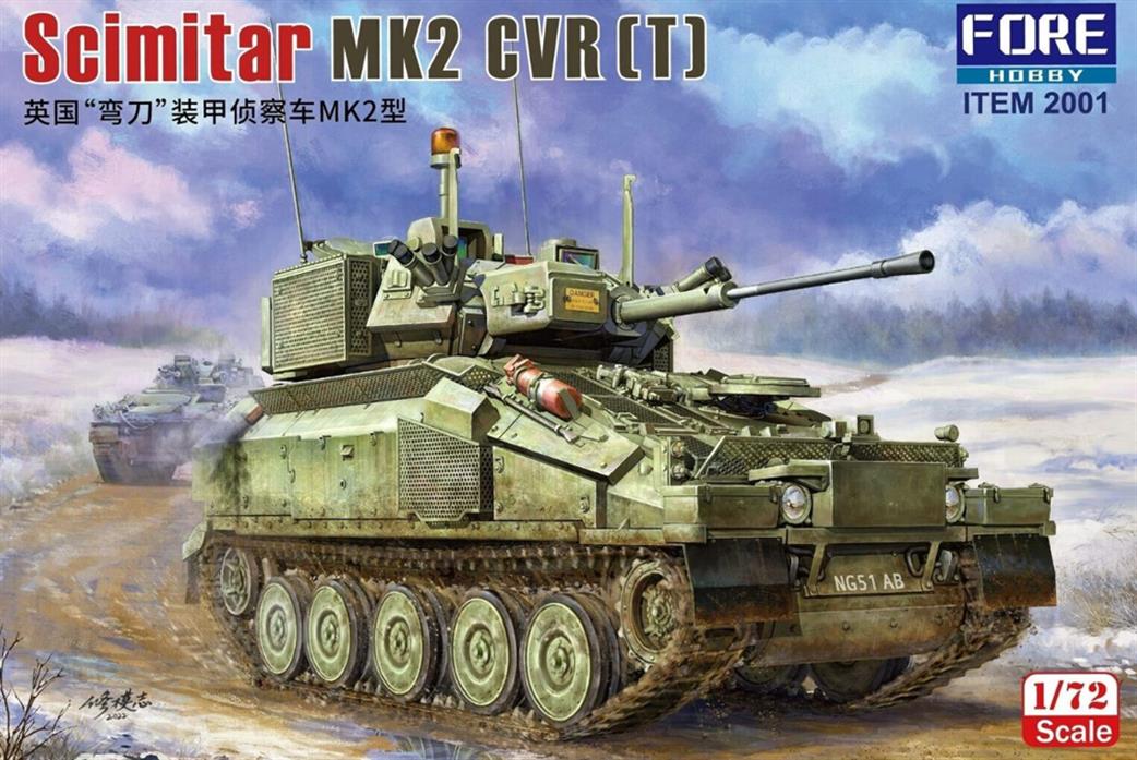 Foreart 1/72 2001 British CVRT Scimitar II British tracked reconnaissance vehicle