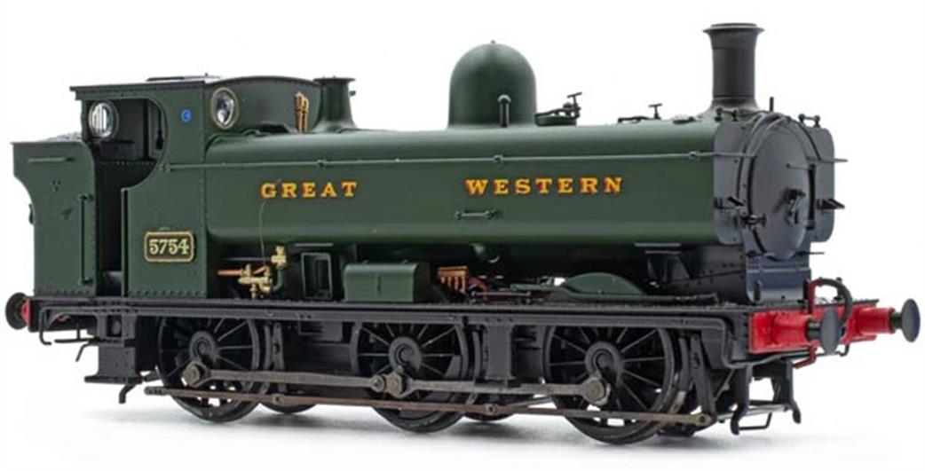 Accurascale OO ACC2870 GWR 5754 57xx Class 0-6-0PT Pannier Tank Green Lettered GREAT WESTERN