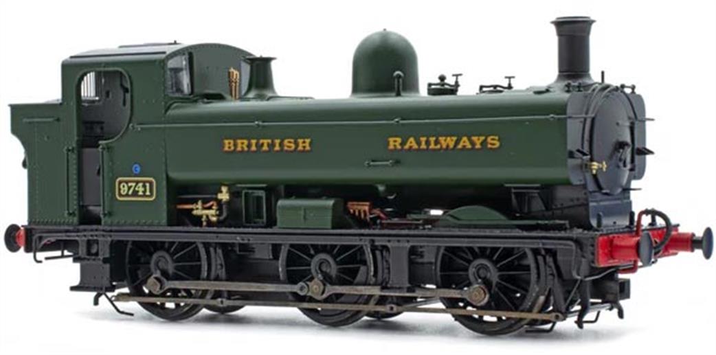 Accurascale OO ACC2874 BR 9741 ex-GWR 57xx Class 0-6-0PT Pannier Tank Green Lettered BRITISH RAILWAYS