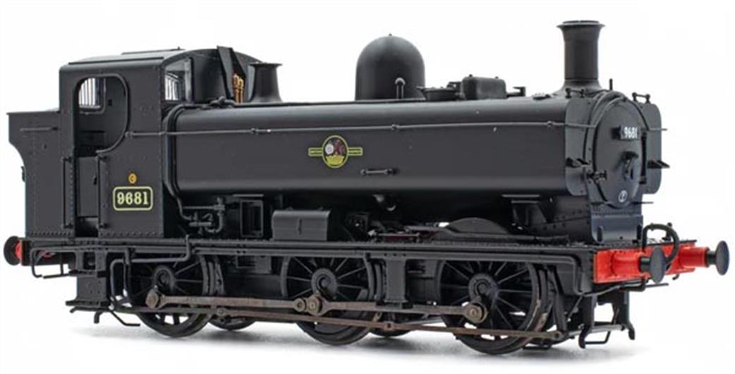 Accurascale OO ACC2876 BR 9681 ex-GWR 57xx Class 0-6-0PT Pannier Tank Black Late Crest Preserved DFR