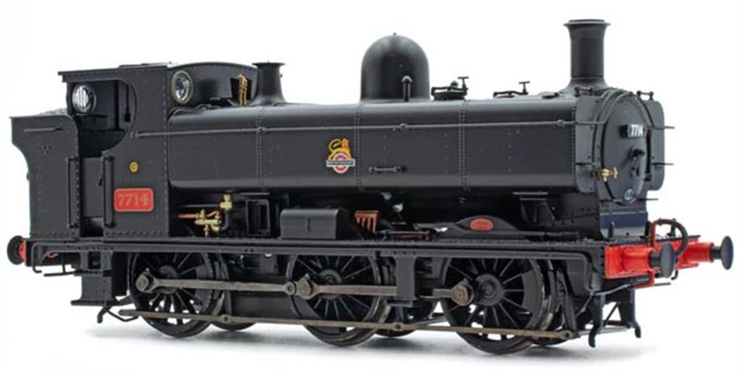 Accurascale OO ACC2877 BR 7714 ex-GWR 57xx Class 0-6-0PT Pannier Tank Black Early Emblem Preserved SVR