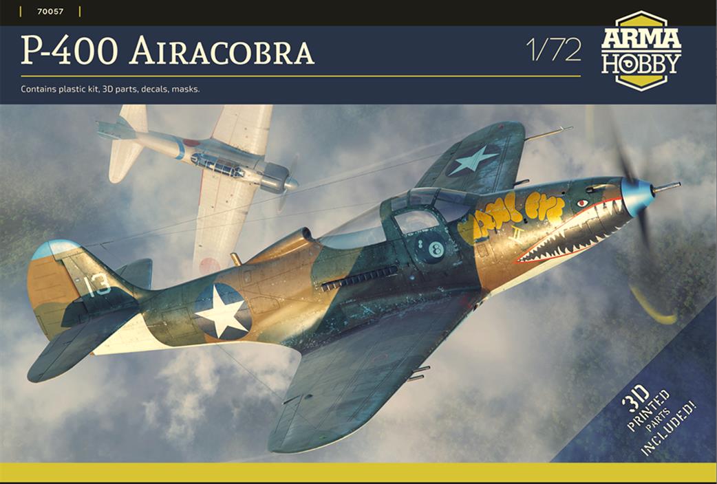 Arma Hobby 1/72 70057 P-400 Aircobra American WW2 Fighter Plastic Kit