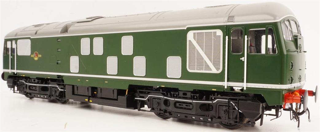 Heljan O Gauge 2450 BR Class 24/0 Derby Sulzer Type 2 Diesel Locomotive BR Green Unnumbered