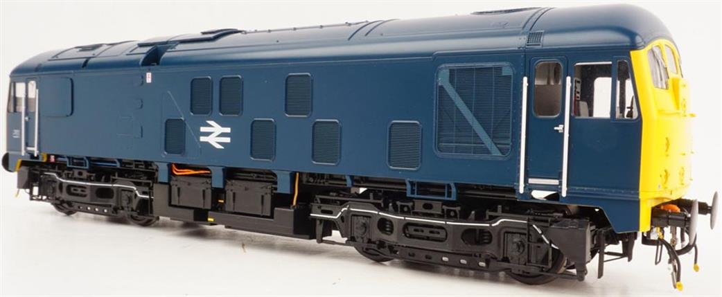 Heljan O Gauge 2453 BR Class 24/0 Derby Sulzer Type 2 Diesel Locomotive BR Rail Blue Unnumbered