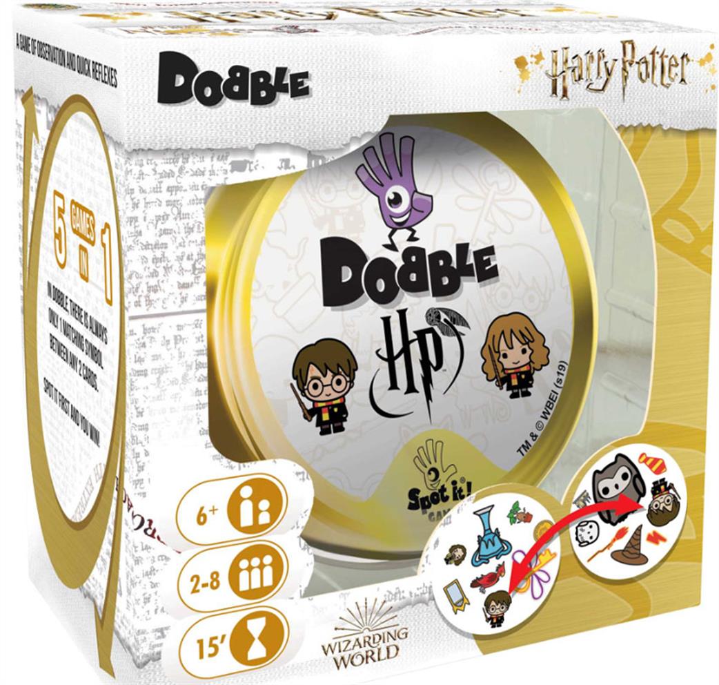 DOBHP01EN Harry Potter Dobble by Zygomatic