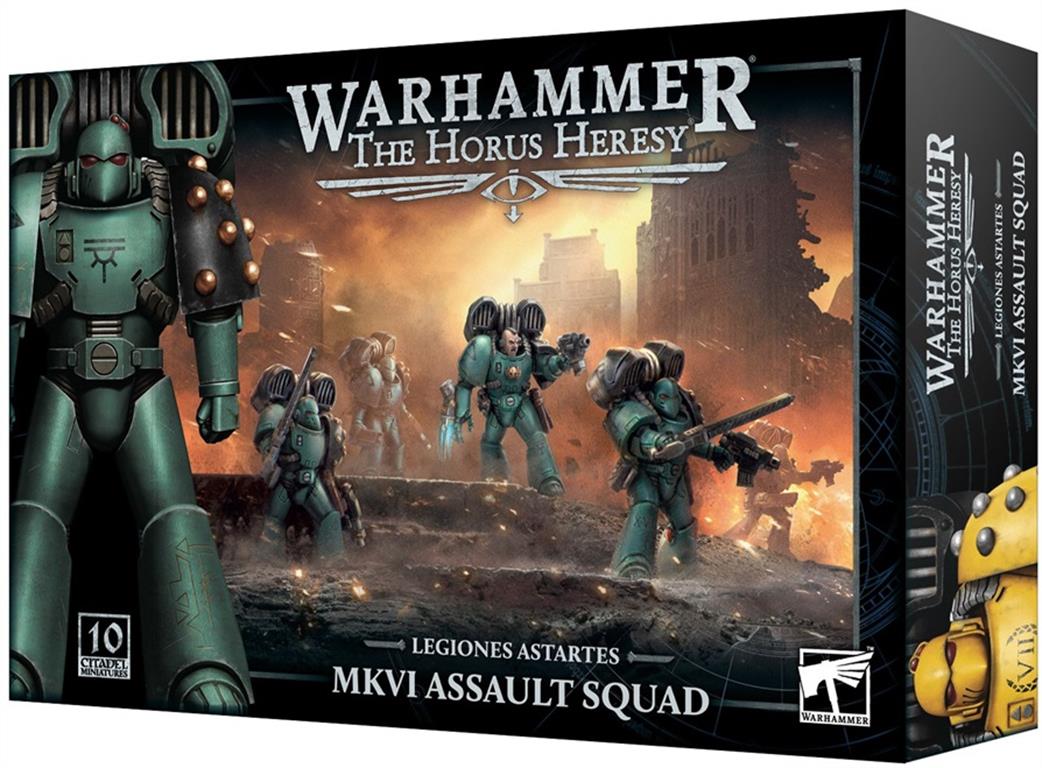 Games Workshop 25mm 31-70 Horus Heresy Legiones Astartes MKVI Assault Marines