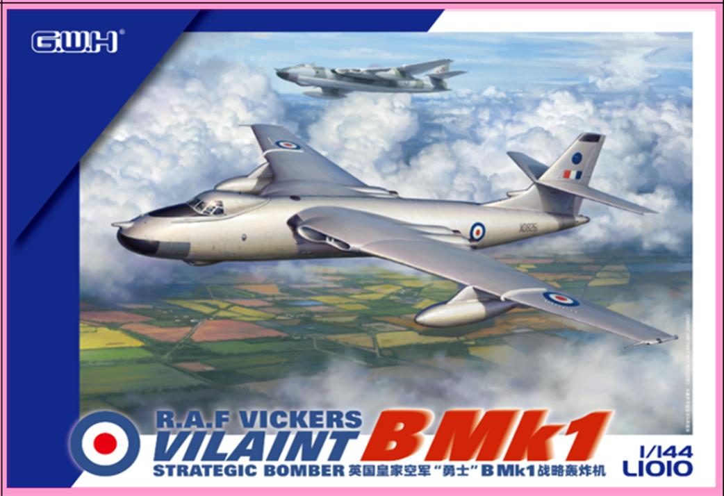 Great Wall Hobby 1/144 L1010 Valiant  B Mk12 RAF Strategic Bomber Plastic Kit