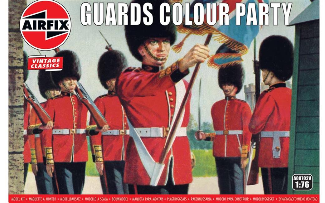 Airfix 1/76 A00702V Guards Colour Party Vintage Classic Figure Set