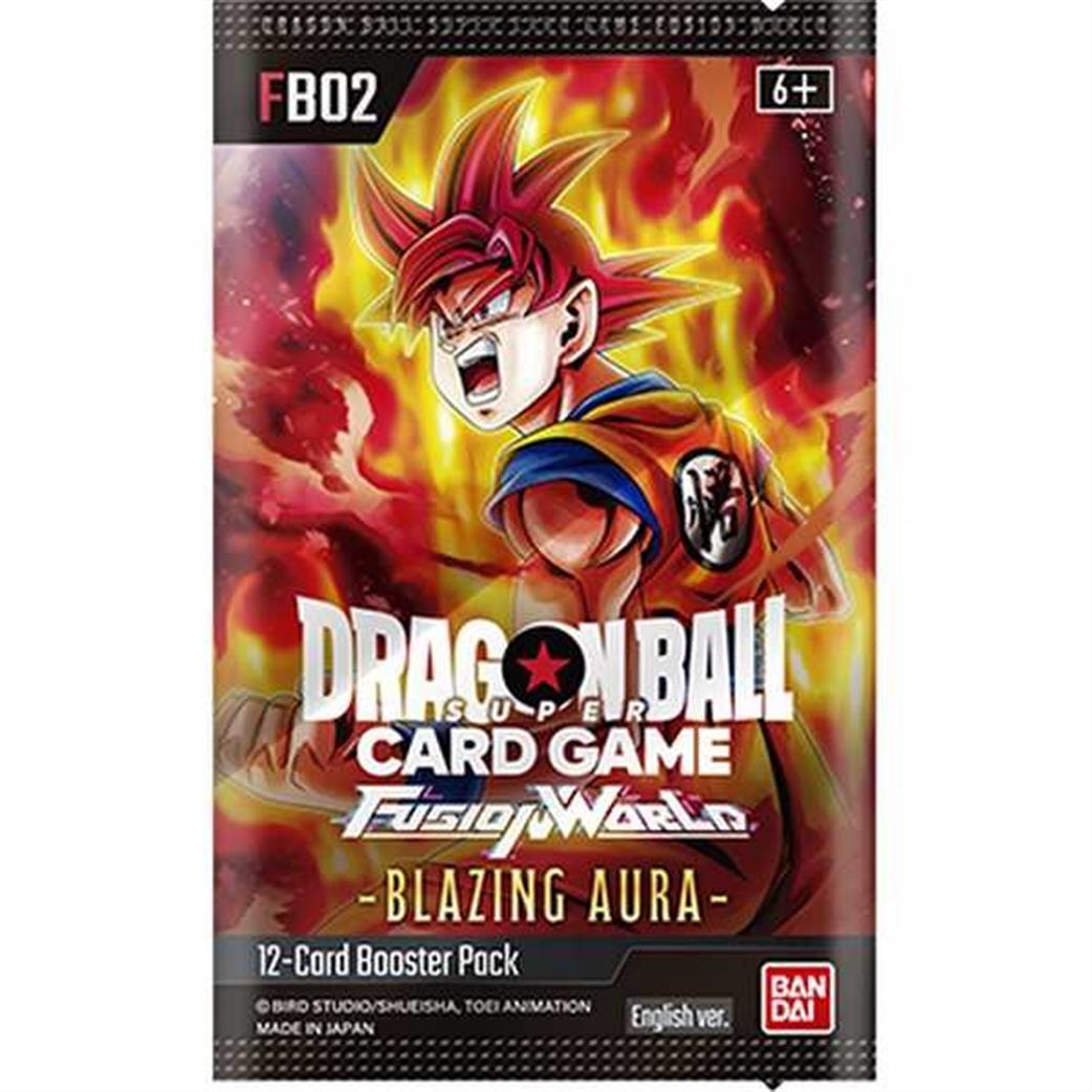 Bandai  FB02 Dragonball SCG Fusion World Blazing Aura Booster