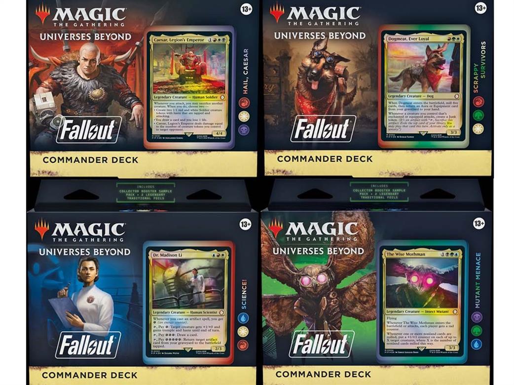 Wizards  D23510000 MTG Universes Beyond Fallout Commander Deck