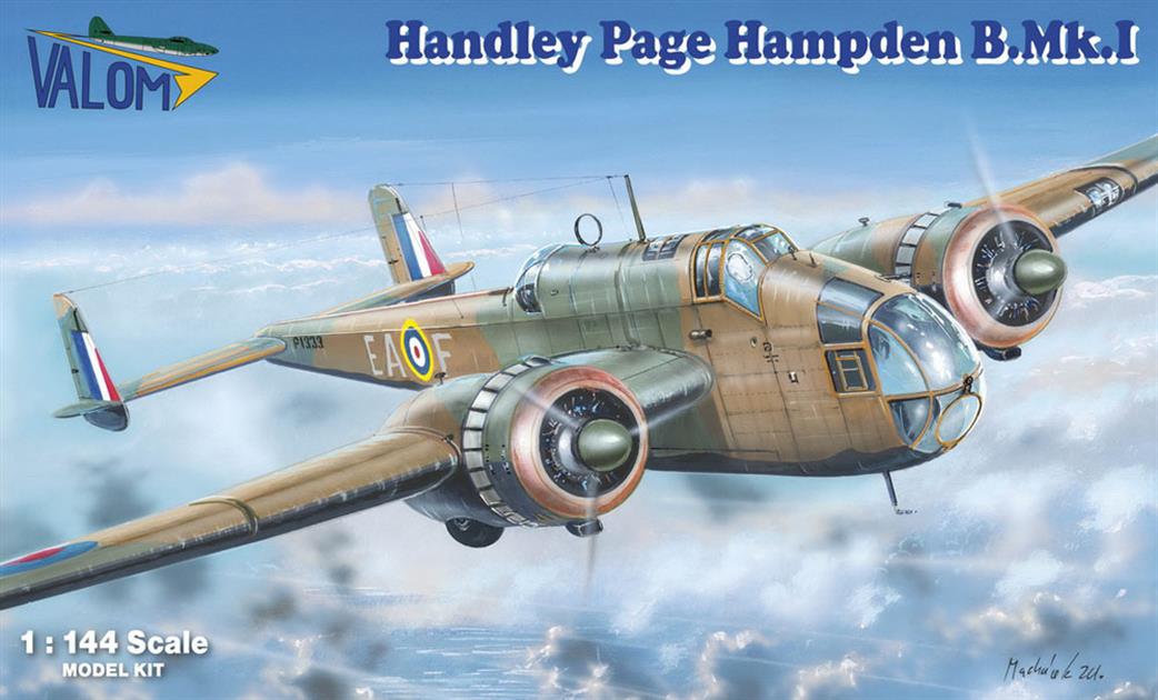 Valom 1/144 14431 Handley Page Hampden B Mk1 Bomber Kit