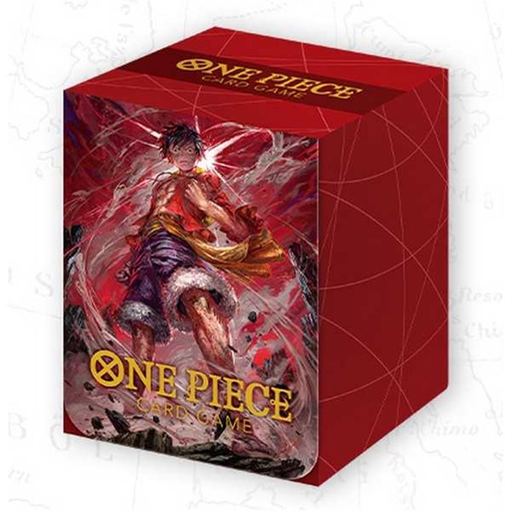 Bandai  2716753 One Piece Monkey.D.Luffy Limited Red Deck Box