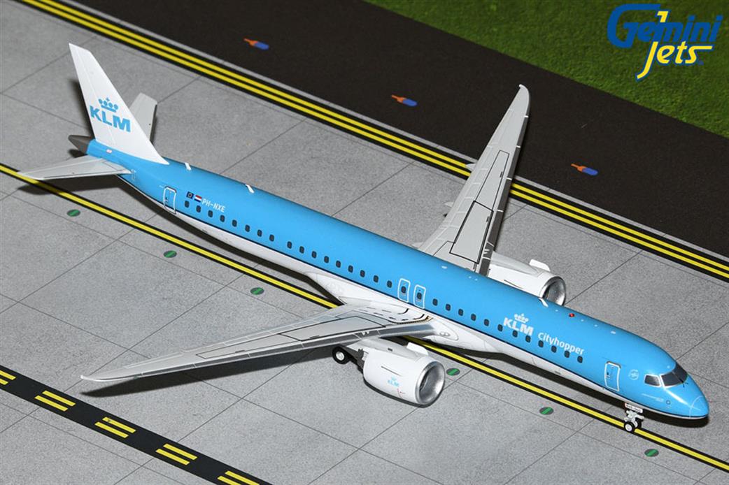 Gemini Jets 1/200 G2KLM1229 KLM Cityhopper E195-E2 PH-NXE Airliner Model