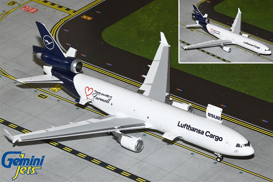 Gemini Jets 1/200 G2DLH1179 LUFTHANSA CARGO MD-11F D-ALCC 