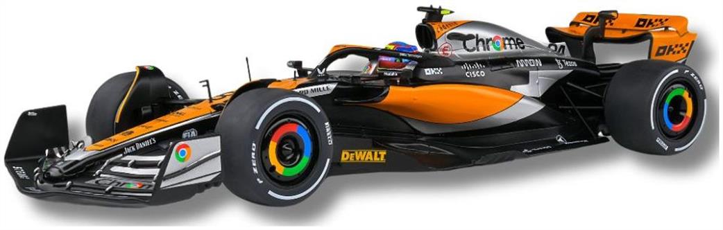 Solido 1/18 S1811202 MCLAREN MCL60 E.PIASTRI 2023 GREAT BRITAIN GP Diecast Model