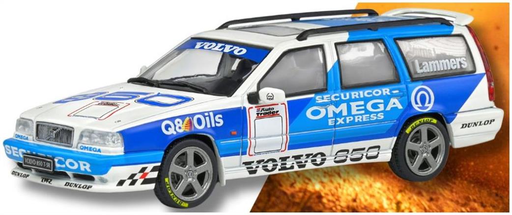 Solido 1/43 4310604 Volvo 850 T5R Tribute White 1995 Diecast Model