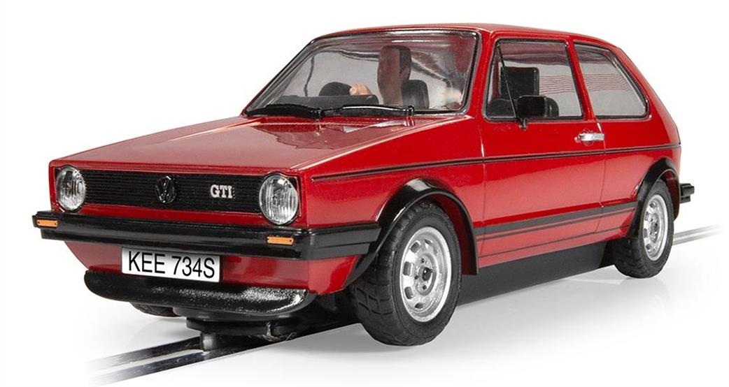 Scalextric 1/32 C4490 Volkswagon Golf GTi Red Slot Car Model