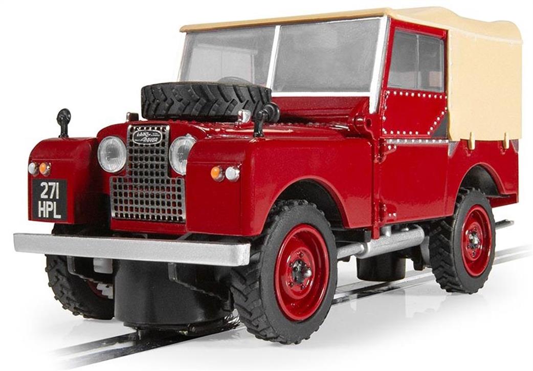 Scalextric 1/32 C4493 Land Rover Series1 Poppy Red Slot Car Model