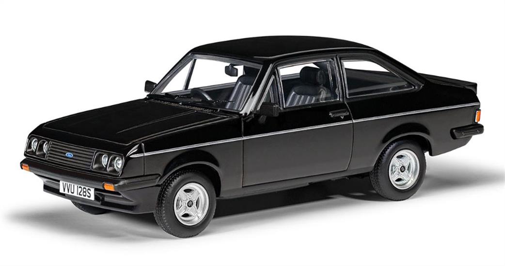 Corgi 1/43 VA14906 Ford Escort Mk2 RS2000 Custom Black Car Model