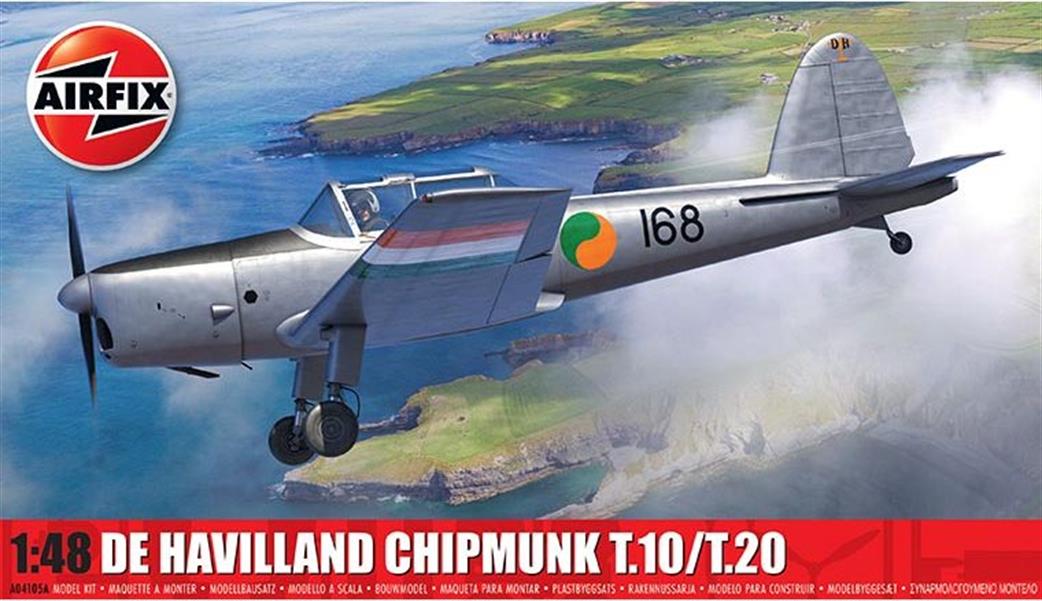 Airfix 1/48 A04105A De Havilland Chipmunk T.10/T.20 Aircraft Kit