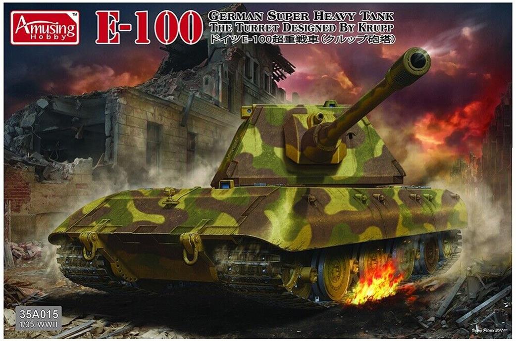 Amusing Hobby 1/35 35A015 E-100 German Super Heavy Tank