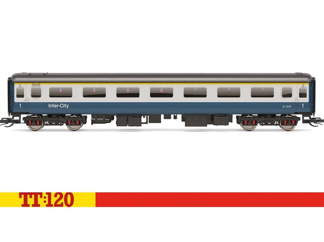 Hornby TT:120 TT4018 BR InterCity Mk2F FO First Class Coach 3374 Blue & Grey