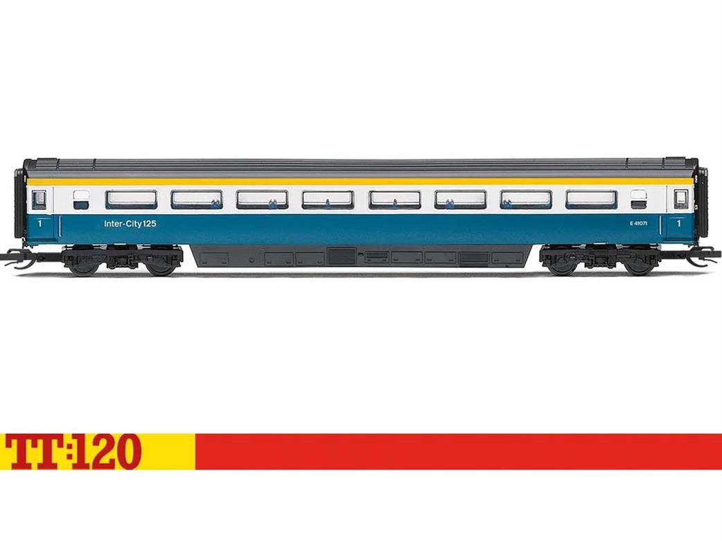 Hornby TT:120 TT4025 BR InterCity 125 HST Mk3 TFO First Class Coach E41071 Blue & Grey