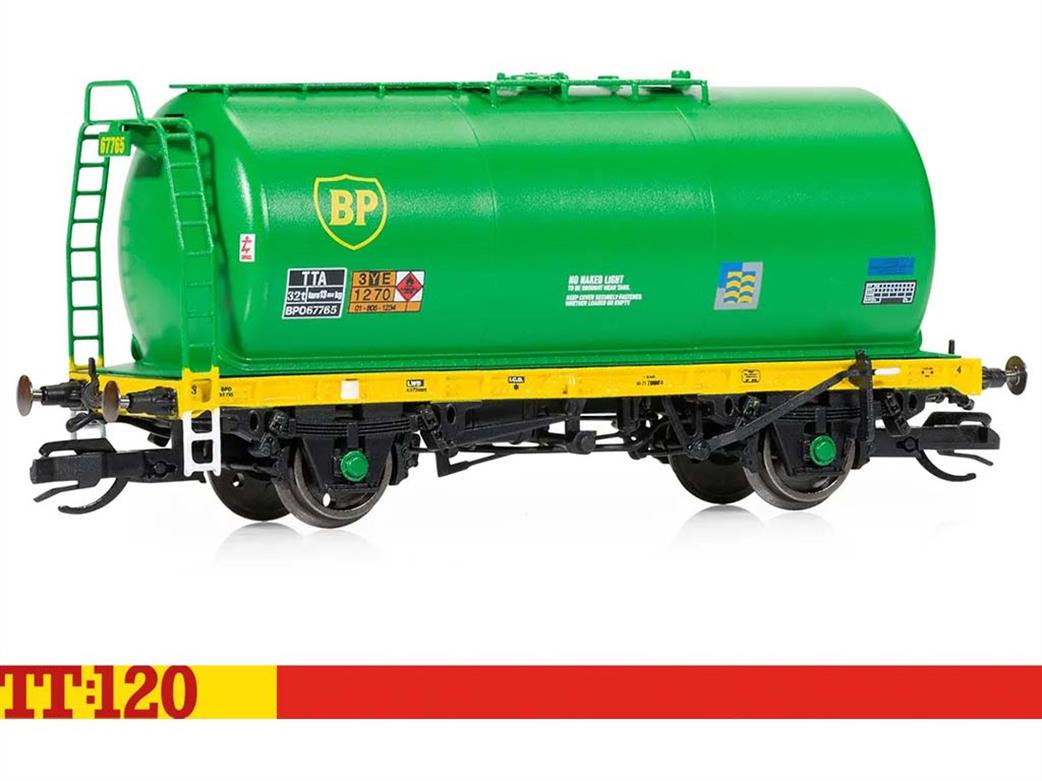 Hornby TT:120 TT6024 BP 45-tonne glw TTA 4-wheel Oil Tank Wagon BPO67765