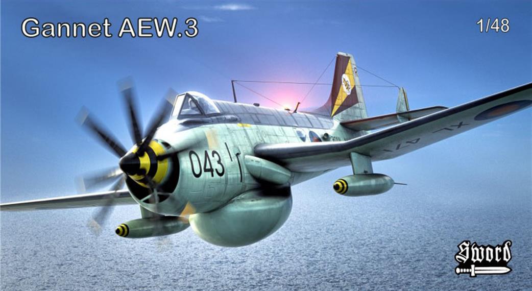 Sword 1/48 SW48014 Fairey Gannet AEW.3 plastic Kit