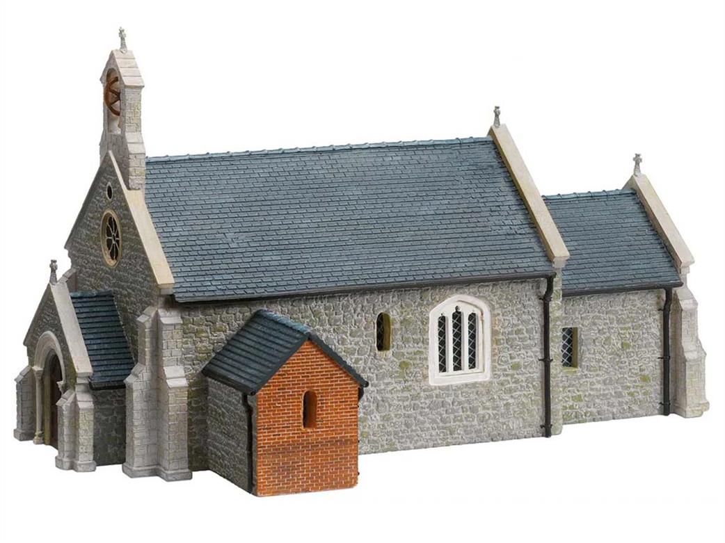 Hornby TT:120 TT9010 St Andrews Church Ready Painted Resin Building