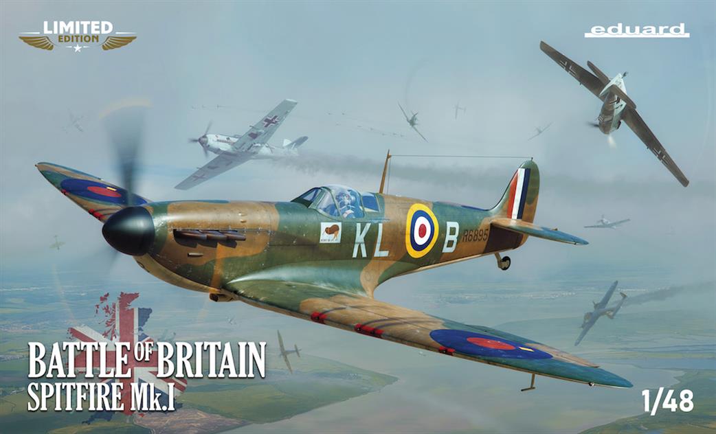 Eduard 1/48 11197 BATTLE of BRITAIN Supermarine Spitfire Mk.Ia Ltd Edition Kit
