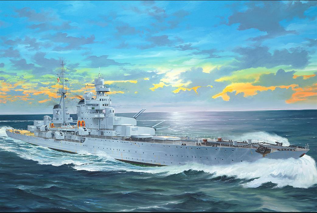 Trumpeter 1/350 05381 Italian Heavy Cruiser Pola Kit