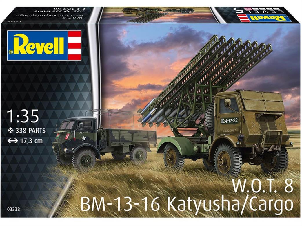 Revell 1/35 03338 BM-13-16 on W.O.T. 8 Chassis Kit