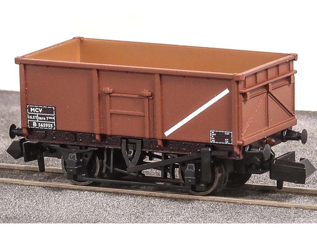 Peco N NR-1021B BR 16-ton Vacuum Braked Steel Body Open Mineral Wagon Bauxite MCV