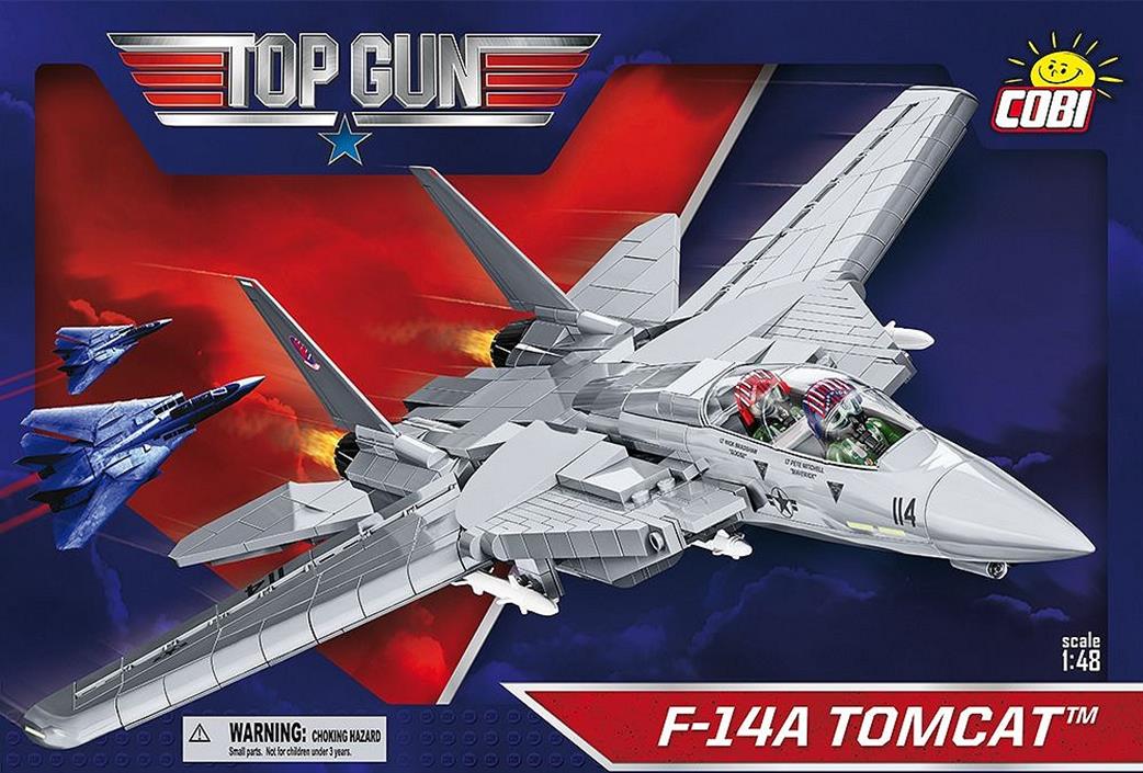 Cobi 1/48 5811A Top Gun F-14A Tomcat Limited Edition Block Model