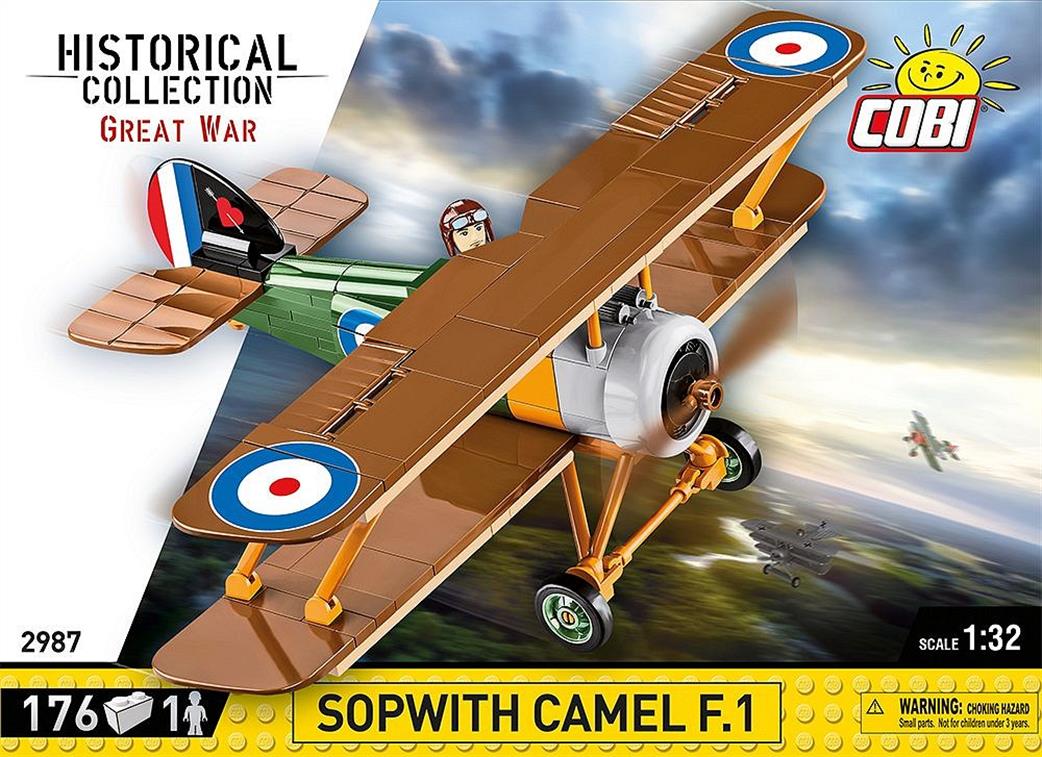 Cobi 1/32 2987 Sopwith Camel F.1 Block Model