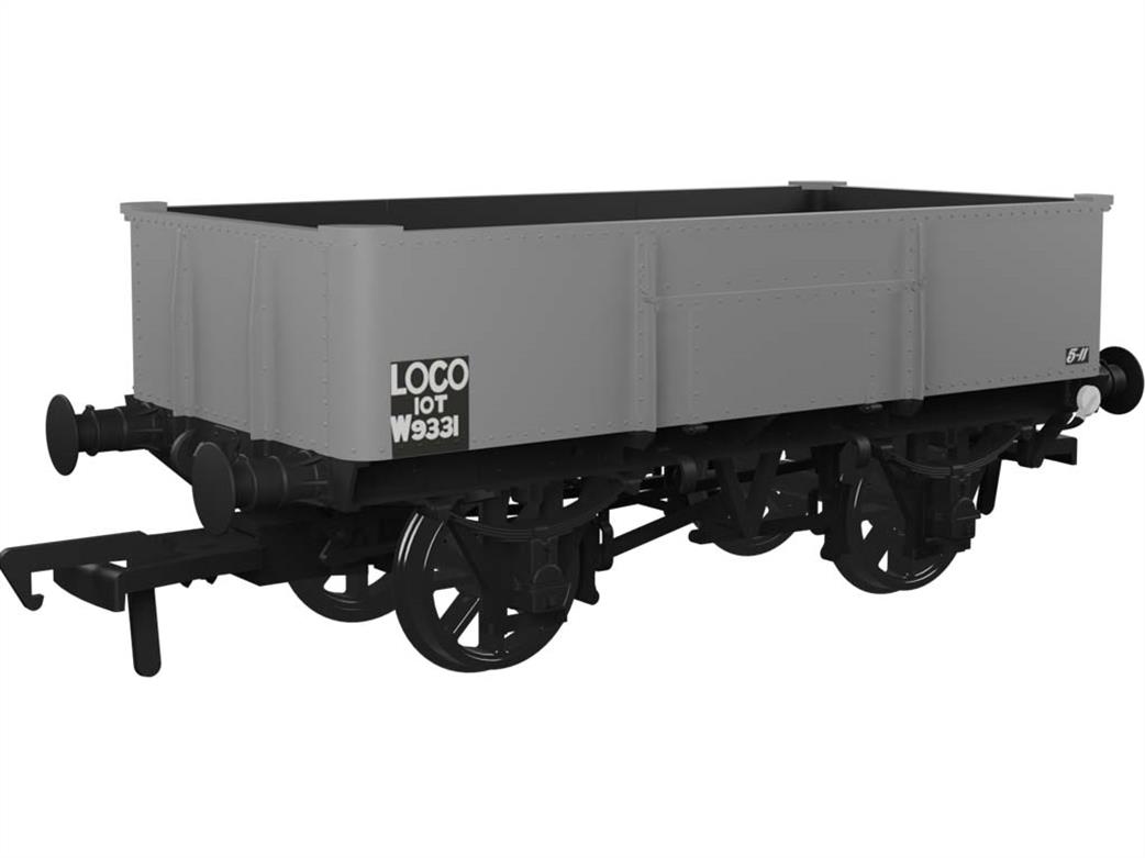 Rapido Trains OO 977009 BR W9331 ex-GWR Diagram N19 10-ton Loco Coal Wagon BR Goods Grey LOCO