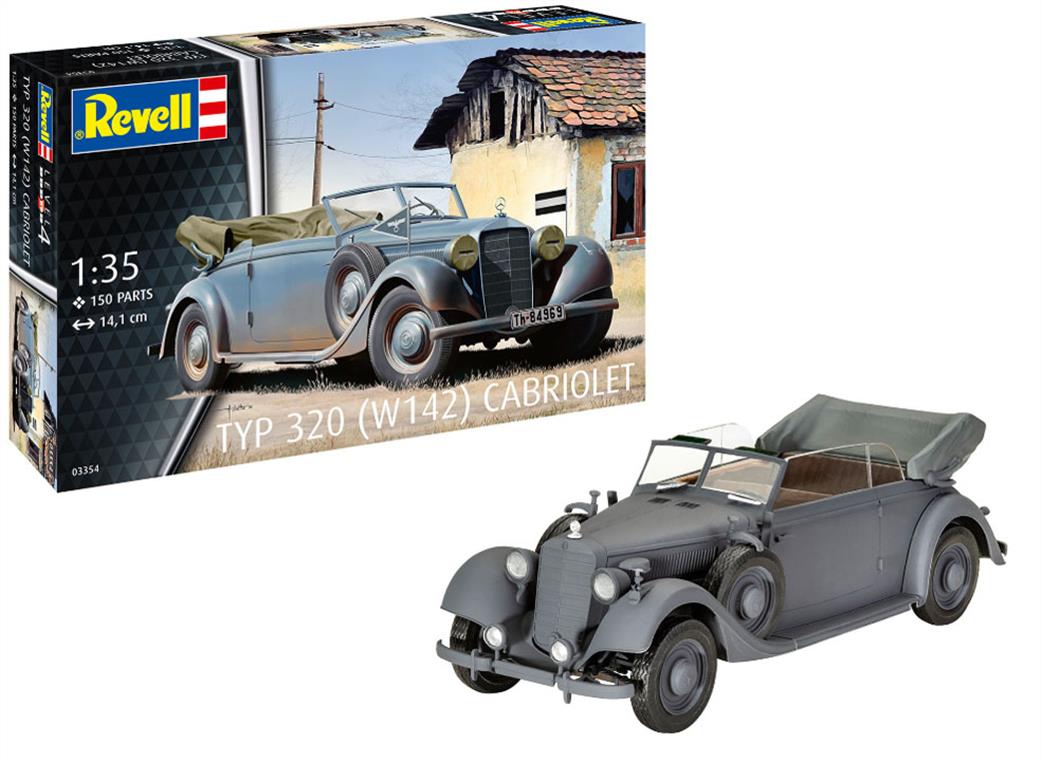 Revell 1/35 03354 Typ 320 W142 Cabriolet Car Kit