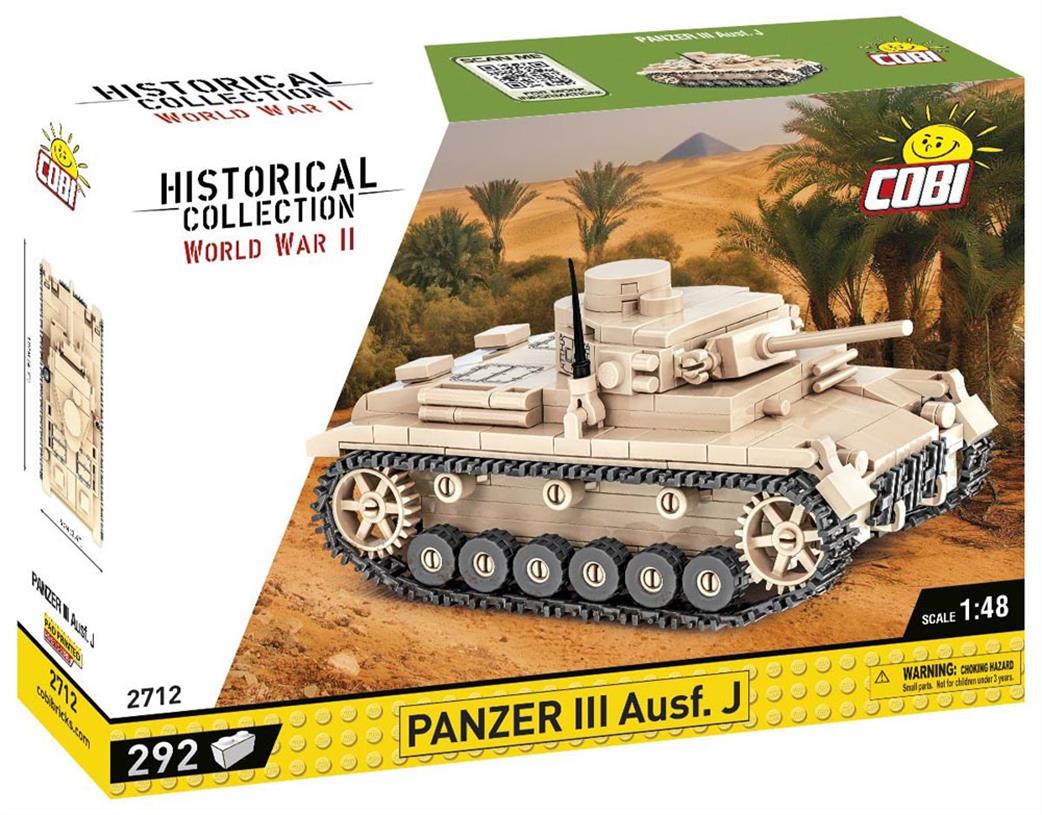 Cobi 1/48 2712 Panzer III Ausf.J Block Model