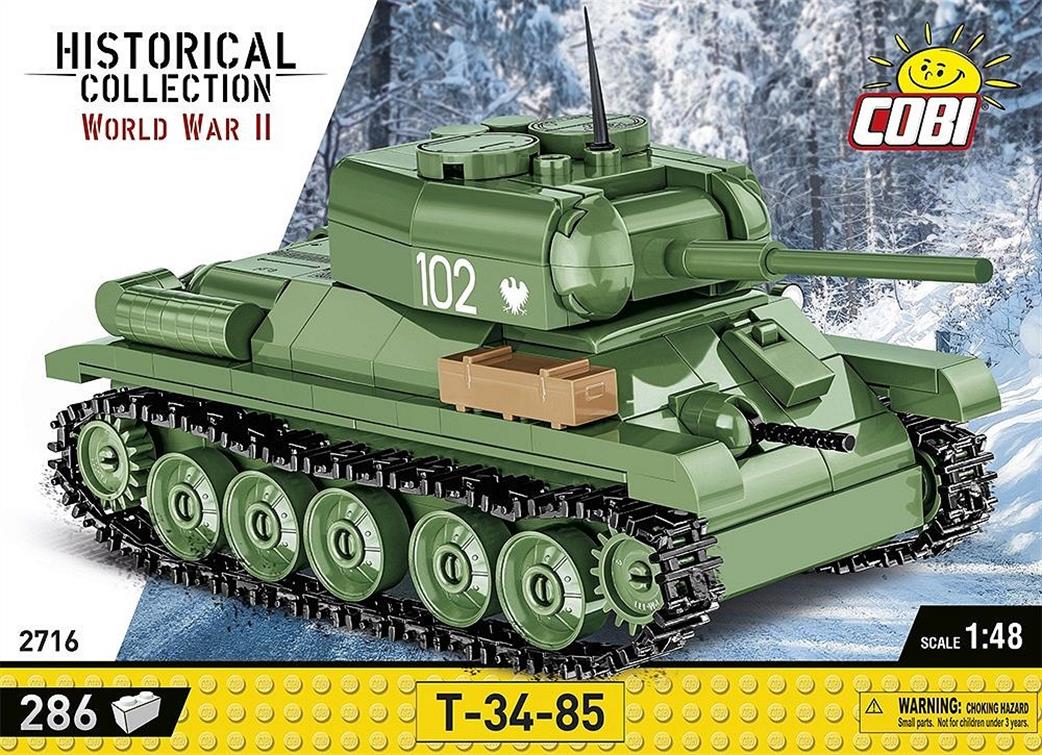 Cobi 1/48 2716 T34/85 Block Model